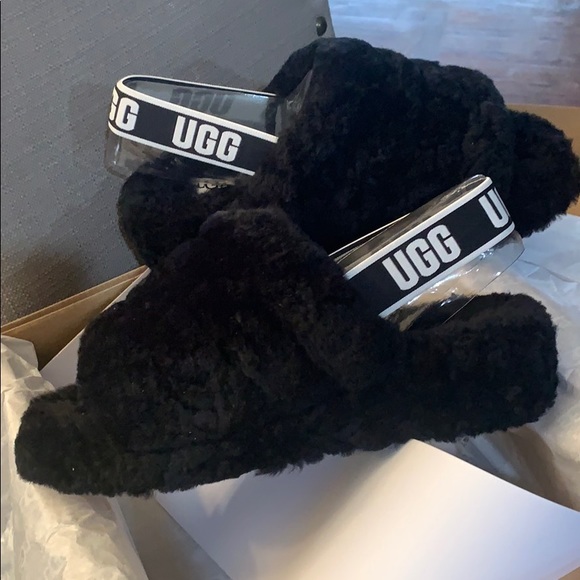 UGG Shoes - UGG with fluff yeah slide